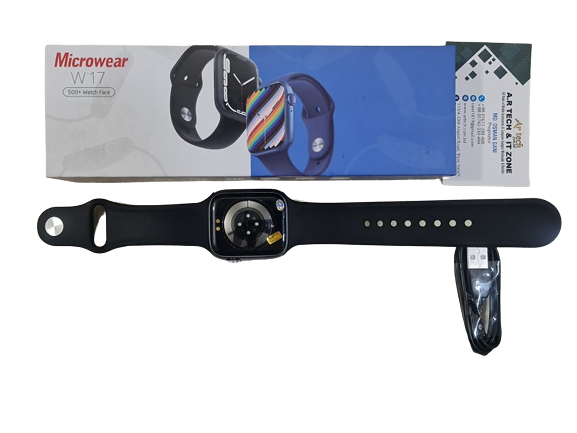 Microwear W17 Smartwatch 1.92 inch Big Display Calling Waterproof - Black image